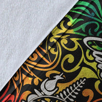 New Caladonia Premium Blanket - Rainbow Polynesian Pattern - Polynesian Pride