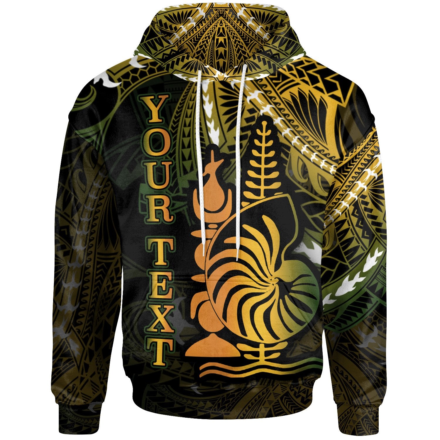 New Caledonia Hoodie Custom Life Style Unisex Black - Polynesian Pride