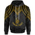 New Caledonia Custom Hoodie Polynesian Armor Style Gold Unisex Gold - Polynesian Pride