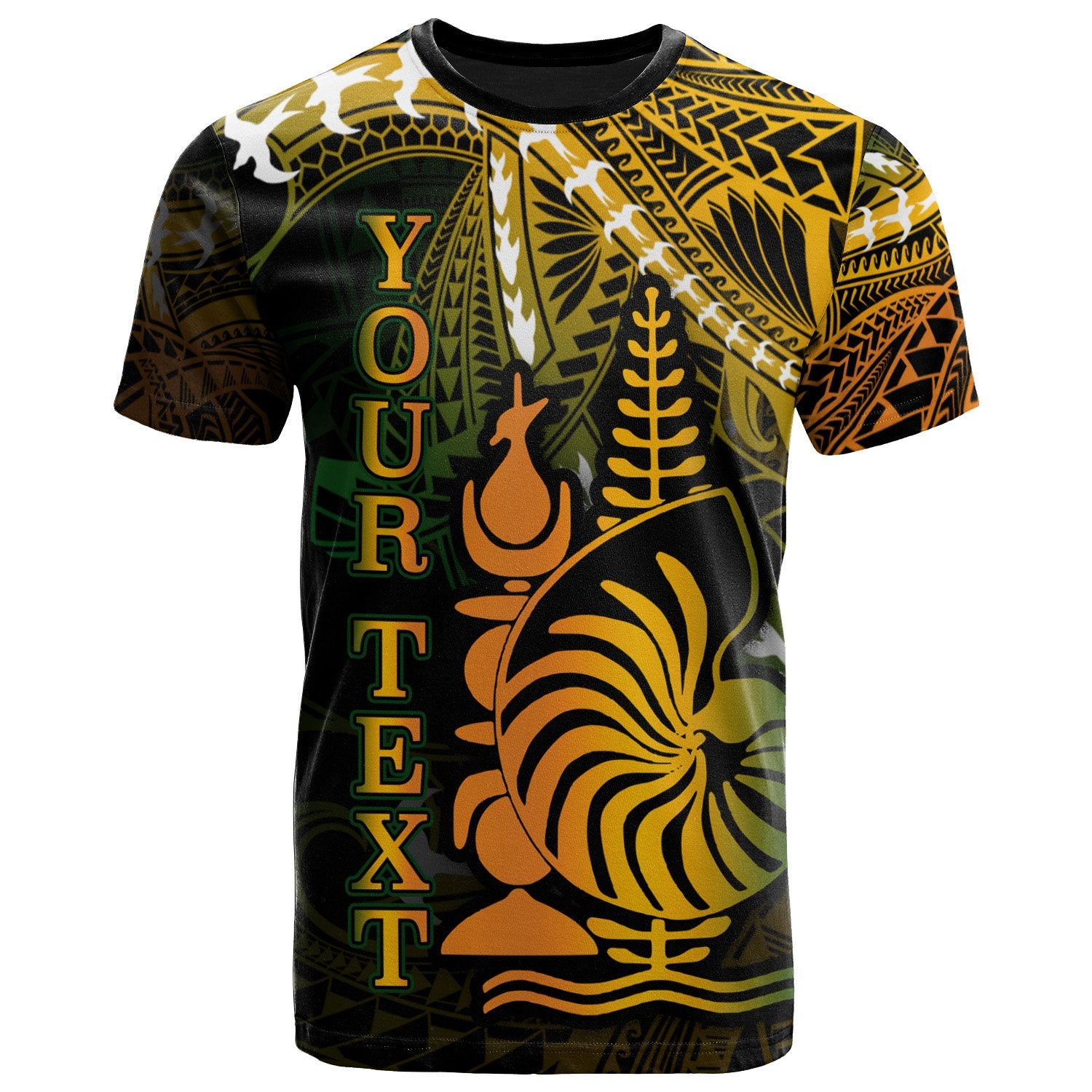 New Caledonia T Shirt Custom Life Style Unisex Black - Polynesian Pride