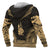 New Caledonia Polynesian Chief Custom Hoodie Gold Version - Polynesian Pride