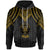 Niue Hoodie Polynesian Armor Style Gold Unisex Gold - Polynesian Pride