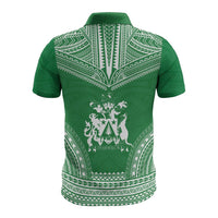 Norfolk Island Polo Shirt Coat Of Arms Polynesian Chief Tattoo Flag Version - Polynesian Pride