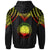 Northern Mariana Islands Custom Hoodie Polynesian Armor Style Reagge - Polynesian Pride