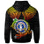 Northern Mariana Islands Custom Zip up Hoodie Lizard Good Chest - Polynesian Pride