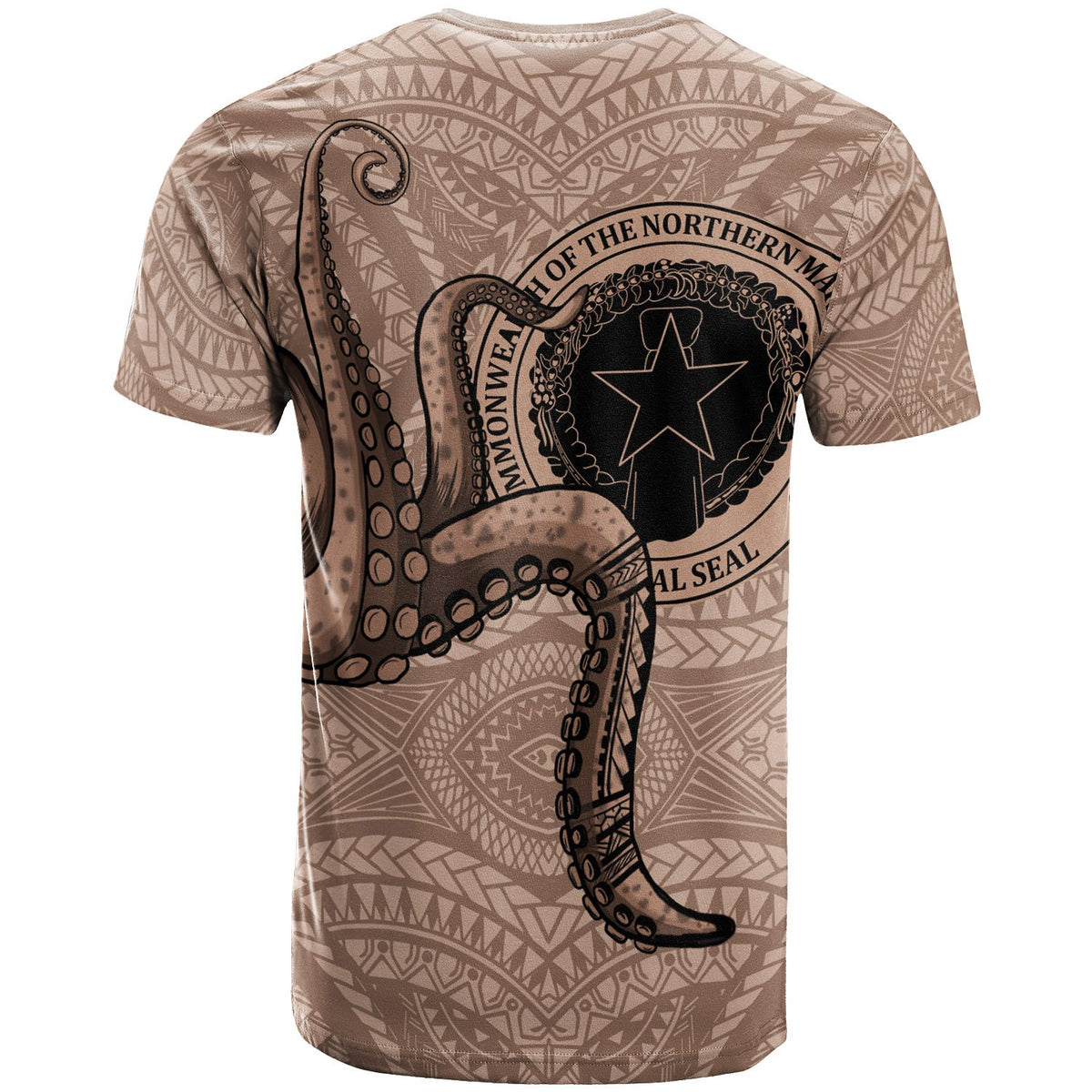 Northern Mariana Islands T Shirt Octopus Tentacle - Polynesian Pride