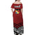 Tonga Off Shoulder Long Dress Independence Anniversary Special Version 2022 LT14 - Polynesian Pride