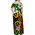 Vanuatu Off Shoulder Long Dress Polynesia Tie Dye Hibiscus Flowers LT13 - Polynesian Pride