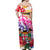 Fiji Tie Dye Off Shoulder Long Dress Polynesian Special Tribal Creative Tropical Flowers Ver.04 LT13 - Polynesian Pride