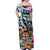 Fiji Tie Dye Off Shoulder Long Dress Polynesian Special Tribal Creative Tropical Flowers Ver.03 LT13 - Polynesian Pride