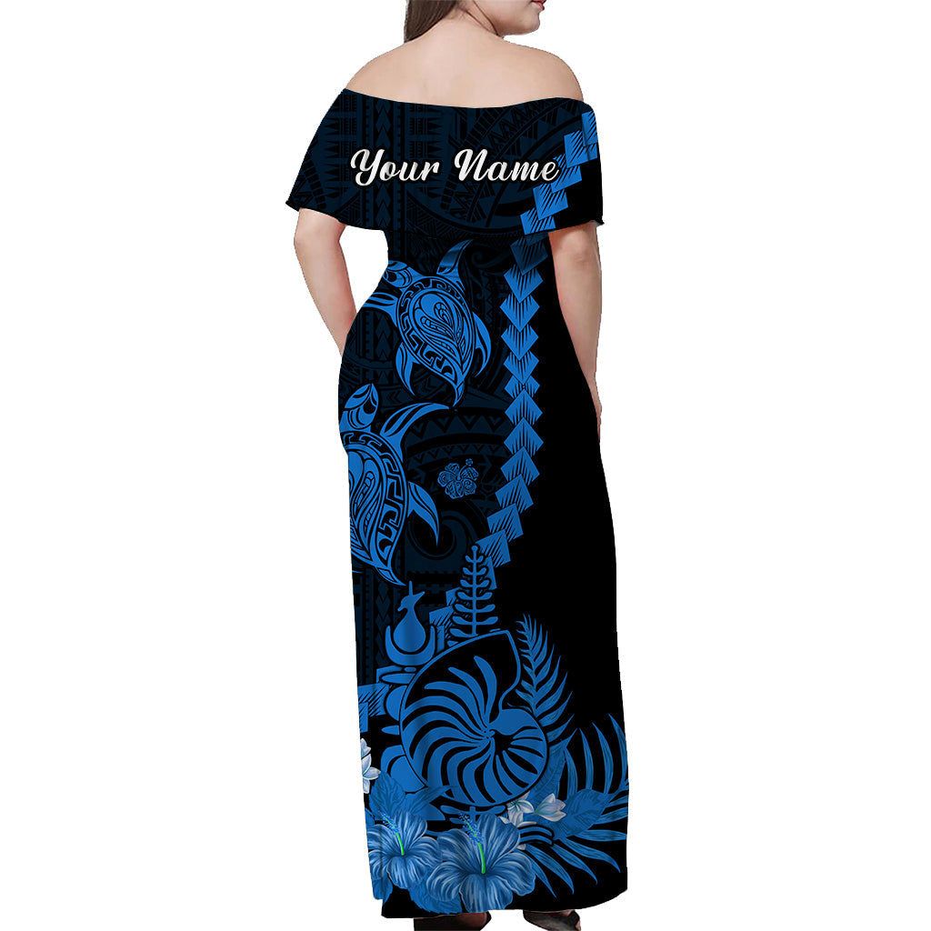 Custom New Caledonia Valentine Couple Matching Dress and Hawaiian Shirt My Sunshine Polynesia Turtle Blue LT14 - Polynesian Pride