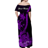 Custom New Caledonia Valentine Couple Matching Dress and Hawaiian Shirt My Sunshine Polynesia Turtle Purple LT14 - Polynesian Pride