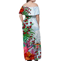 Custom Polynesian Matching Hawaiian Shirt and Dress Proud Fijian Tapa mix Tagimoucia Flowers LT13 - Polynesian Pride