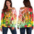 (Custom Personalised) Aloha Poly Fest Off Shoulder Sweater Polynesian Pattern With Tropical Flowers LT14 Women Reggae - Polynesian Pride