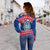 (Custom Personalised) Guam Christmas Off Shoulder Sweater Guaman Seal Polynesian Felis Pusgua LT14 - Polynesian Pride