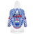 Samoa Rugby Wearable Blanket Hoodie Manu Samoa 7s Ginger White Polynesian LT14 - Polynesian Pride