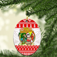 Hawaii Christmas Ornaments Kanaka Polynesian Santa Claus Mele Kalikimaka LT14 - Polynesian Pride