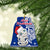 New Zealand Christmas Ornaments Hei Tiki Blue Pohutukawa Meri Kirihimete LT14 Blue - Polynesian Pride