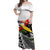 Papua New Guinea And Chimbu Province Off Shoulder Long Dress LT6 Women white - Polynesian Pride