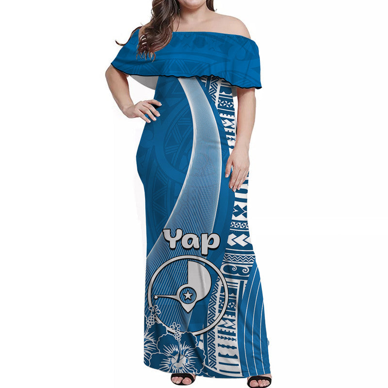 Yap Of Micronesia Matching Dress and Hawaiian Shirt Vibe Style LT6 - Polynesian Pride