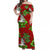 Off Shoulder Long Dress - Hawaii Summer Hula Girl No.8 LT6 Women - Polynesian Pride