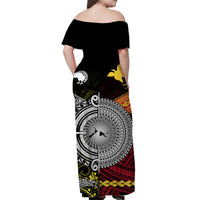 Polynesian Matching Hawaiian Shirt and Dress New Zealand Papua New Guinea Together Yellow LT8 - Polynesian Pride