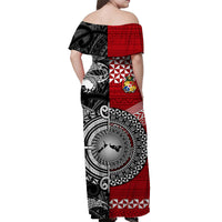 Polynesian Matching Hawaiian Shirt and Dress New Zealand Tonga Together Black LT8 - Polynesian Pride