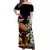 New Zealand And Papua New Guinea Off Shoulder Long Dress Together - Yellow LT8 Women Yellow - Polynesian Pride