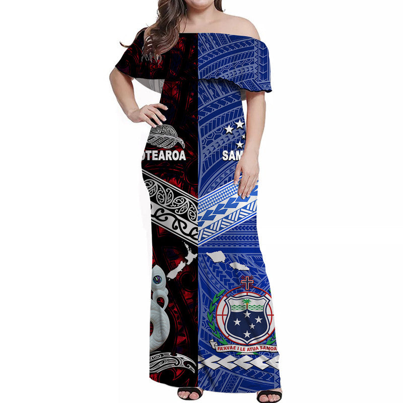 Polynesian Matching Hawaiian Shirt and Dress Samoa New Zealand Together Red LT8 - Polynesian Pride