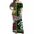 New Zealand And Niue Off Shoulder Long Dress Together - Green LT8 Women Green - Polynesian Pride