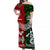 New Zealand And Tonga Off Shoulder Long Dress Together - Green LT8 Women Green - Polynesian Pride