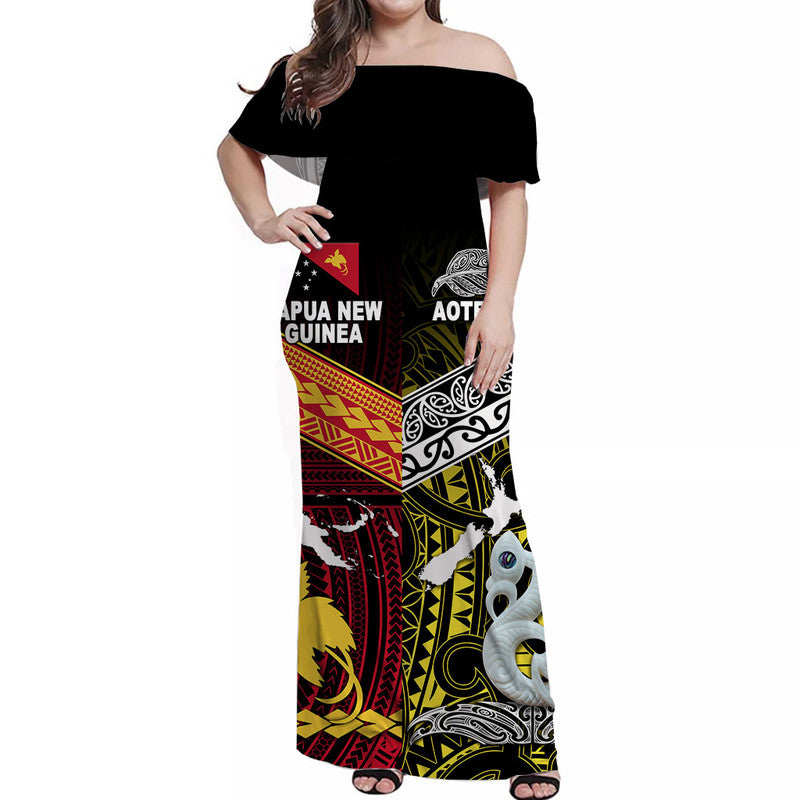 Polynesian Matching Hawaiian Shirt and Dress New Zealand Papua New Guinea Together Yellow LT8 - Polynesian Pride
