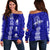 (Custom Personalize) Tonga Kolisi Kuini Salote Hibiscus Off Shoulder Sweater QSC Old Girls LT7 - Polynesian Pride