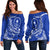 (Custom Personalised) FSM Chuuk Hammerhead Shark Off Shoulder Sweater Proud Chuukese LT7 - Polynesian Pride