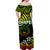 FSM Pohnpei Off Shoulder Long Dress Unique Vibes - Reggae LT8 - Polynesian Pride