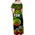 FSM Off Shoulder Long Dress Unique Vibes - Reggae LT8 - Polynesian Pride