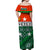 Penama Province Off Shoulder Long Dress Vanuatu Pattern Unique Style LT8 - Polynesian Pride