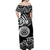 FSM Off Shoulder Long Dress Unique Vibes - Black LT8 - Polynesian Pride