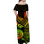 FSM Off Shoulder Long Dress Original Vibes - Reggae LT8 - Polynesian Pride