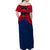 Samoa Off Shoulder Long Dress No.3 LT6 - Polynesian Pride