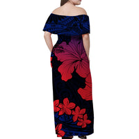 Samoa Off Shoulder Long Dress No.6 LT6 - Polynesian Pride