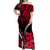 Wallis and Futuna Off Shoulder Long Dress Polynesian Style Red Color LT6 Long Dress Red - Polynesian Pride