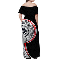 Samoa Tribal Tattoo BLong Dress No.4 LT6 - Polynesian Pride