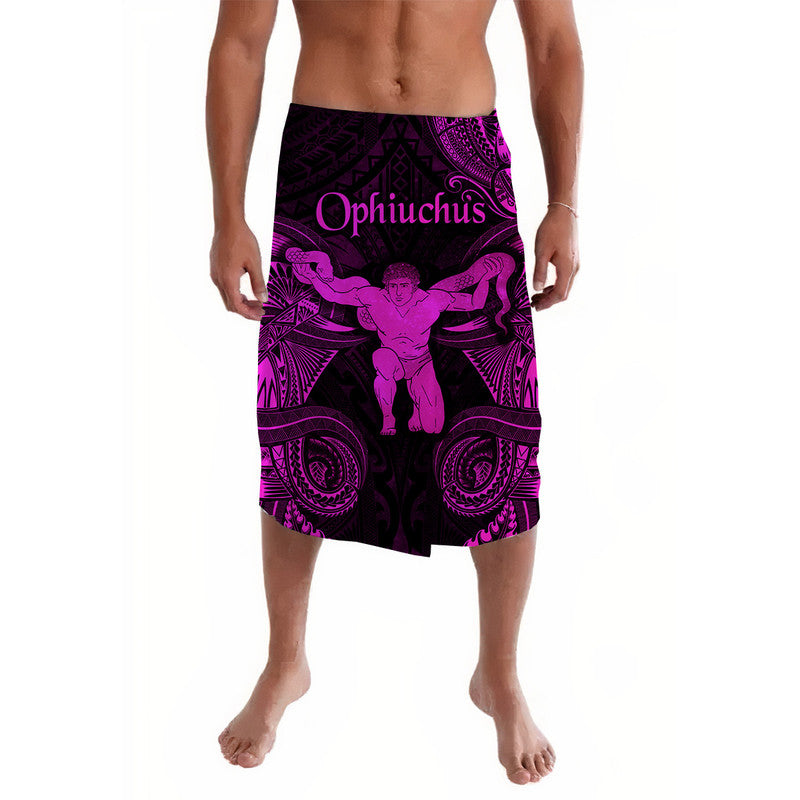 Ophiuchus Zodiac Polynesian Lavalava Unique Style Pink LT8 Pink - Polynesian Pride