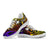 Papua New Guinea Custom Personalised Sneakers - Rainbow Polynesian Pattern - Polynesian Pride