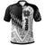 Papua New Guinea Polo Shirt Symmetry Style Unisex Black - Polynesian Pride