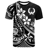 Pohnpei T Shirt The Flow Of The Ocean Unisex Black - Polynesian Pride