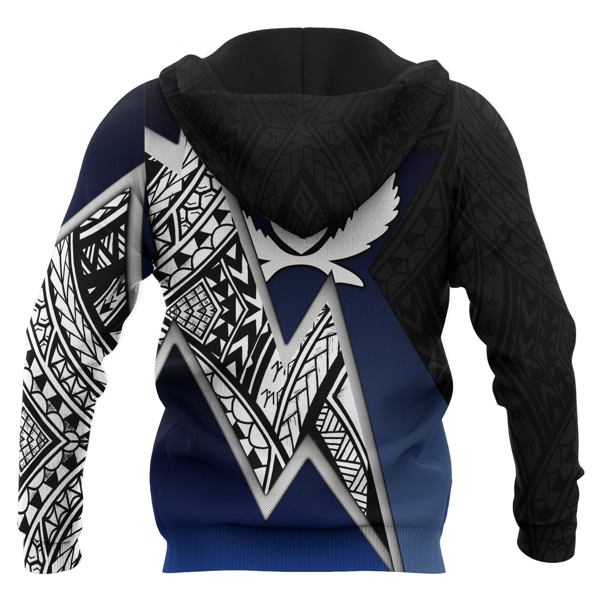 Pohnpei Micronesian Hoodie White Lighting Piece - Polynesian Pride