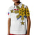 Custom Filipino Polo Shirt Tribal White Style LT6 - Polynesian Pride