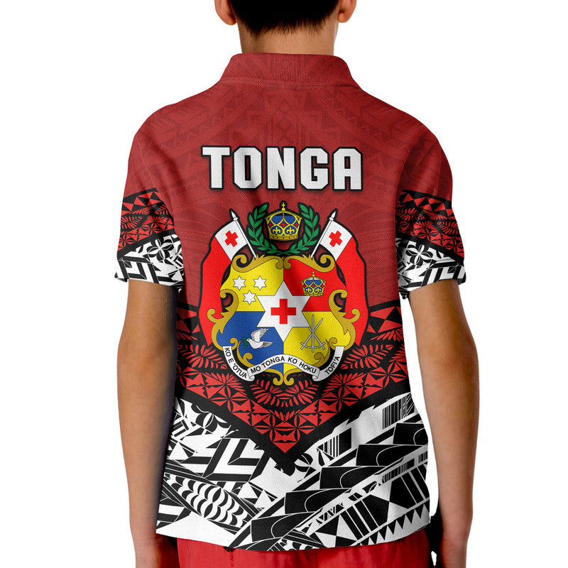 Tonga Polo Shirt KID Independence Anniversary Special Version 2022 LT14 - Polynesian Pride